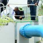Kagame Testing Kigali Water